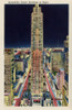 Rockefeller City Building At Night  New York City  Usa Poster Print By Mary Evans / Pharcide - Item # VARMEL11111373