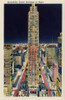 Rockefeller City Building At Night  New York City  Usa Poster Print By Mary Evans / Pharcide - Item # VARMEL11111373