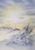 Winter Sunrise Over Isolated Cottage Poster Print By Malcolm Greensmith ® Adrian Bradbury/Mary Evans - Item # VARMEL10267228