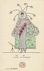 Woman In Lunar Fancy Dress Costume Poster Print By ® Florilegius / Mary Evans - Item # VARMEL10940903