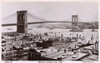 New York  Usa - Brooklyn Bridge Over The East River Poster Print By Mary Evans / Grenville Collins Postcard Collection - Item # VARMEL10824050