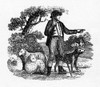 Shepherd & His Sheep Poster Print By Mary Evans Picture Library/Peter & Dawn Cope Collection - Item # VARMEL11066356