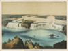 Niagara Falls Between Canada And The Usa Poster Print By Mary Evans Picture Library - Item # VARMEL10006981