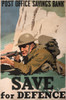 Wartime Poster Advertising Post Office Savings Bank Poster Print By Mary Evans Picture Library/Onslow Auctions Limited - Item # VARMEL10507954