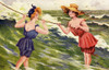 Bathing Beauties Poster Print By Mary Evans Picture Library/Peter & Dawn Cope Collection - Item # VARMEL11066149