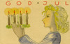 Girl With Four Candles Poster Print By Mary Evans Picture Library/Peter & Dawn Cope Collection - Item # VARMEL10804337