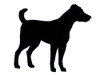 Silhouette Of A Dog Standing Still Poster Print By ®H L Oakley / Mary Evans - Item # VARMEL10504121