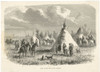 Native American Sioux Village Near Fort Laramie  Usa Poster Print By Mary Evans Picture Library - Item # VARMEL10007212