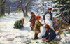 Building A Snowman Poster Print By Mary Evans/Peter & Dawn Cope Collection - Item # VARMEL10509610