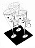Champagne Toasting Poster Print By Mary Evans / Peter & Dawn Cope Collection - Item # VARMEL10573266