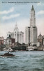 Municipal And Woolworth Buildings  New York Poster Print By Mary Evans / Grenville Collins Postcard Collection - Item # VARMEL10417974