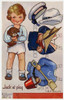 Dressing Doll.  Jack At Play Poster Print By Mary Evans Picture Library/Peter & Dawn Cope Collection - Item # VARMEL11066180