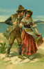 Italian Couple Poster Print By Mary Evans Picture Library/Peter & Dawn Cope Collection - Item # VARMEL10804384