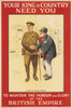 Your King & Country Need You'  1914 Poster Print By ® The National Army Museum / Mary Evans Picture Library - Item # VARMEL11095159