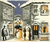 Christmas Scene Poster Print By Mary Evans Picture Library/Peter & Dawn Cope Collection - Item # VARMEL11066234