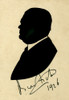 Profile Portrait - Silhouette Poster Print By ®H L Oakley / Mary Evans - Item # VARMEL10587865
