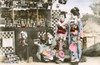 A Decorative Box Seller And Three Geisha Customers - Japan Poster Print By Mary Evans / Grenville Collins Postcard Collection - Item # VARMEL10993923