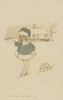 Winter Scene. Girl With Snowballs Poster Print By Mary Evans Picture Library/Peter & Dawn Cope Collection - Item # VARMEL10582435