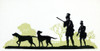 Silhouette Of Hunting Scene Poster Print By ®H L Oakley / Mary Evans - Item # VARMEL10504027
