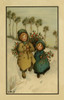 Children With Holly Poster Print By Mary Evans Picture Library/Peter & Dawn Cope Collection - Item # VARMEL11045417