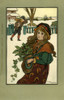 Christmas - Girl With Mistletoe Poster Print By Mary Evans Picture Library/Peter & Dawn Cope Collection - Item # VARMEL10470127