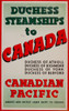 Advertisement For Duchess Steamships To Canada Poster Print By Mary Evans Picture Library/Onslow Auctions Limited - Item # VARMEL11357382