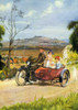 S Teerwood. Motorbike And Sidecar Poster Print By Mary Evans/Peter & Dawn Cope Collection - Item # VARMEL10421737