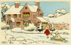 Riding On A Sledge Poster Print By Mary Evans Picture Library/Peter & Dawn Cope Collection - Item # VARMEL11045427