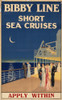 Poster Advertising Bibby Line Cruises Poster Print By Mary Evans Picture Library/Onslow Auctions Limited - Item # VARMEL10272964