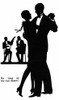 Silhouette Of Stylish Couple Dancing Poster Print By ®H L Oakley / Mary Evans - Item # VARMEL10504063