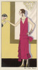 Elegant Lady In Bright Pink Dress By Doeuillet Poster Print By Mary Evans Picture Library - Item # VARMEL10190942