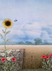 Rural Scene With Sunflower And Poppies Poster Print By Malcolm Greensmith ® Adrian Bradbury/Mary Evans - Item # VARMEL10271310