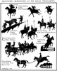 Silhouettes Of Horses At The Royal Tournament Poster Print By ®H L Oakley / Mary Evans - Item # VARMEL10504046