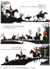 Silhouettes Of Hunting Field Scenes Poster Print By ®H L Oakley / Mary Evans - Item # VARMEL10504048