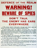 Ww2 Poster  Beware Of Spies! Poster Print By Mary Evans Picture Library/Onslow Auctions Limited - Item # VARMEL11017767