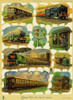 Railways Scraps Poster Print By Mary Evans Picture Library/Peter & Dawn Cope Collection - Item # VARMEL10554519