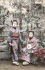 Two Japanese Geisha Girls Wearing Kimonos Poster Print By Mary Evans / Grenville Collins Postcard Collection - Item # VARMEL10957667