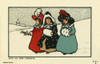 Xmas Scene With Children Poster Print By Mary Evans Picture Library/Peter & Dawn Cope Collection - Item # VARMEL10804428