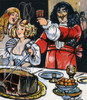 Charles Ii Toasting The Sirloin Poster Print By Mary Evans / Peter & Dawn Cope Collection - Item # VARMEL10573338