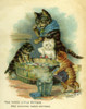 Three Little Kittens Are Washing Their Mittens Poster Print By Mary Evans Picture Library/Peter & Dawn Cope Collection - Item # VARMEL10543099
