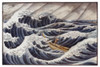 A Japanese Storm At Sea Poster Print By Mary Evans Picture Library - Item # VARMEL10067191
