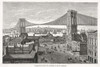 New York/Brooklyn Bridge Poster Print By Mary Evans Picture Library - Item # VARMEL10068521 New York/Brooklyn Bridge Poster Print By Mary Evans Picture Library - Item # VARMEL10068521