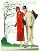 Two Ladies In Autumn Outfits By Bernard And Premet Poster Print By Mary Evans Picture Library - Item # VARMEL10537111
