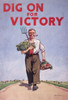 Ww2 Poster  Dig On For Victory Poster Print By Mary Evans Picture Library/Onslow Auctions Limited - Item # VARMEL10986764