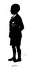 Silhouette Of Boy In School Blazer Poster Print By ®H L Oakley / Mary Evans - Item # VARMEL10645021