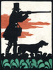 Silhouette Of Hunting Scene Poster Print By ®H L Oakley / Mary Evans - Item # VARMEL10504031