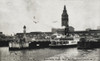 San Francisco - Ferryboat Entering The Ferry Slip Poster Print By Mary Evans / Grenville Collins Postcard Collection - Item # VARMEL10290689