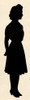 Silhouette Of A Woman Poster Print By ®H L Oakley / Mary Evans - Item # VARMEL10609749
