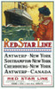Red Star Line Poster Poster Print By Mary Evans Picture Library/Onslow Auctions Limited - Item # VARMEL10239645