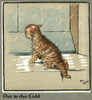 Rufus The Cat Out In The Cold And Rain Poster Print By Mary Evans Picture Library - Item # VARMEL10644886